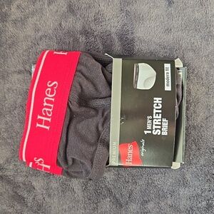 Hanes Originals Black Brief